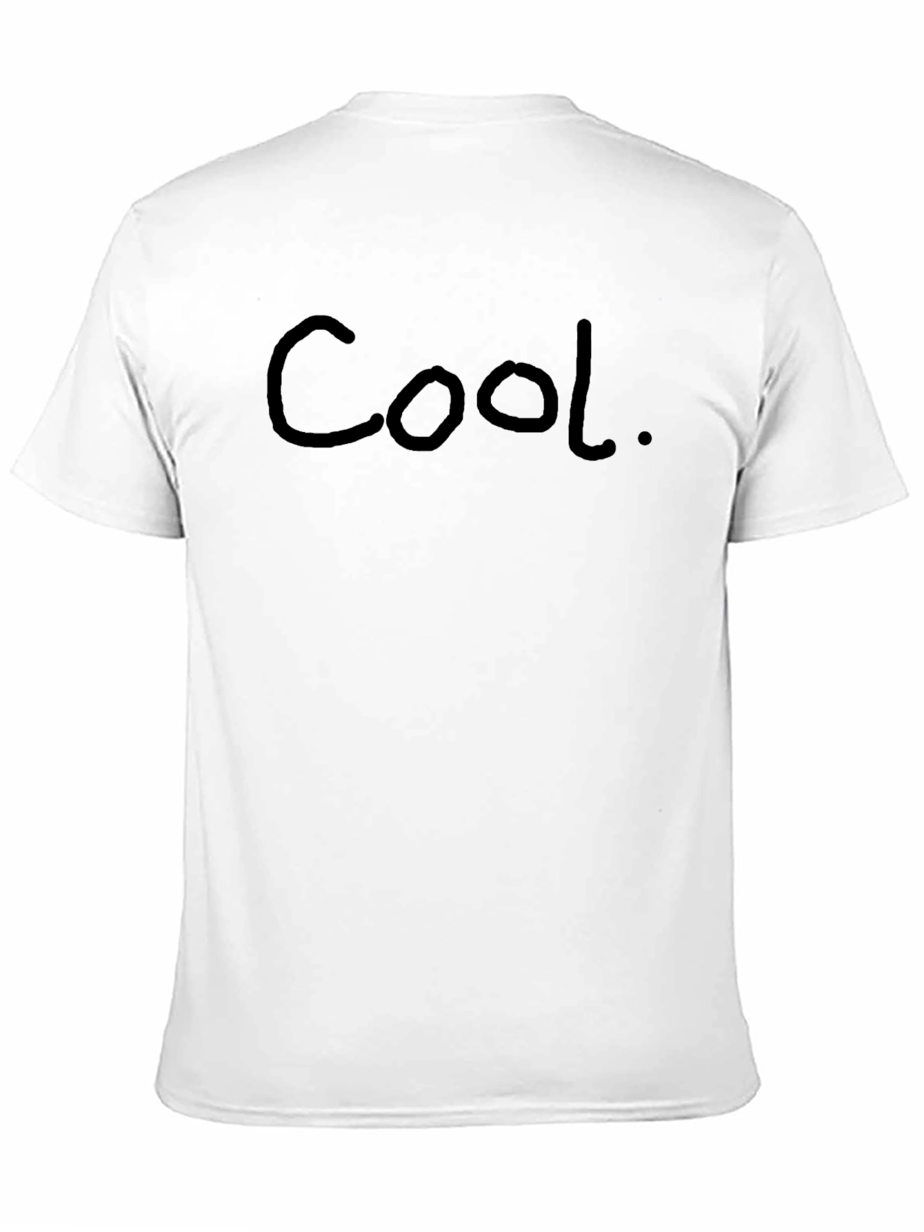 Black Cool Black Crew Neck Short Sleeve T-Shirt view 11