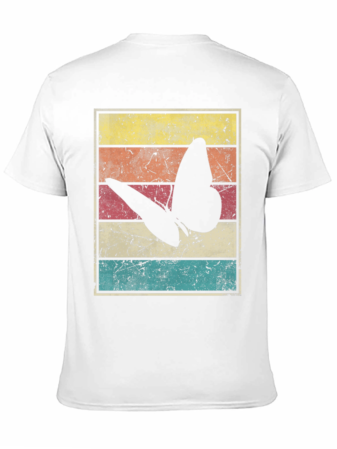 Black Retro Butterfly Graphic T-Shirt - Vintage Style view 11