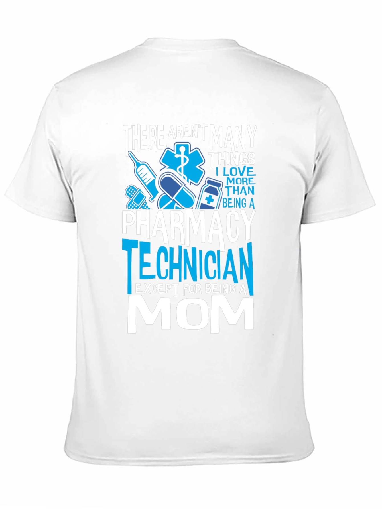 Black Pharmacy Technician Mom T-Shirt view 11
