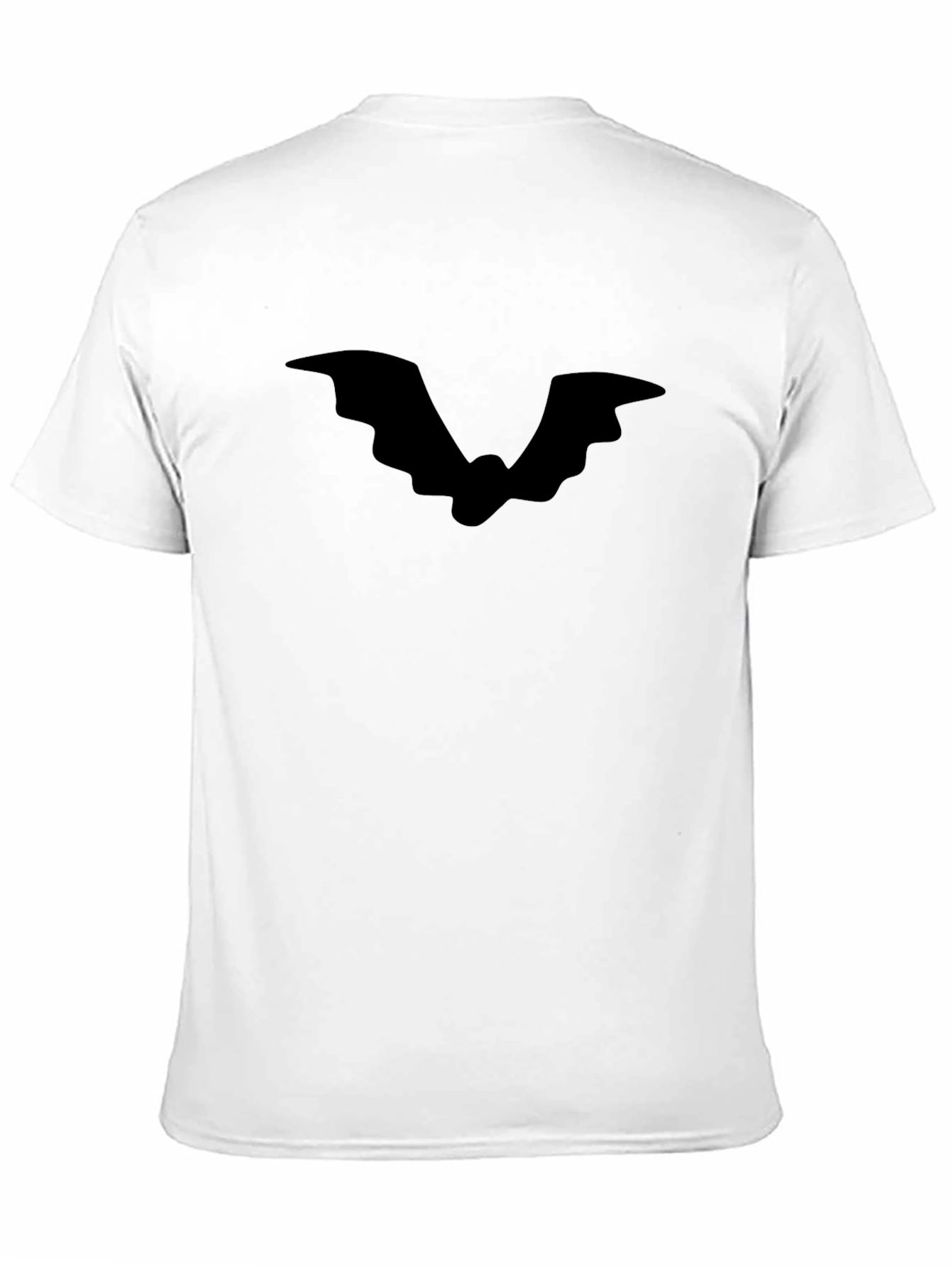Black Black Bat Graphic Tee - Halloween Style view 11