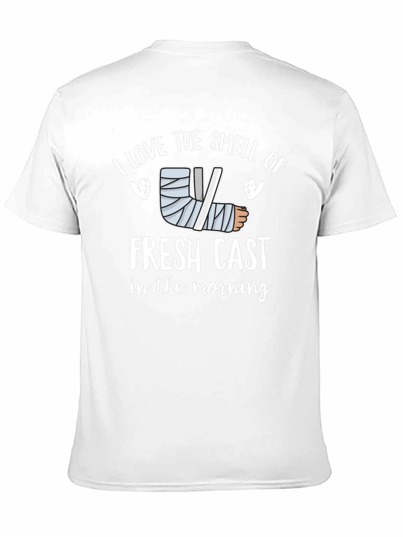 Black I Love the Smell of Fresh Cast T-Shirt view 11
