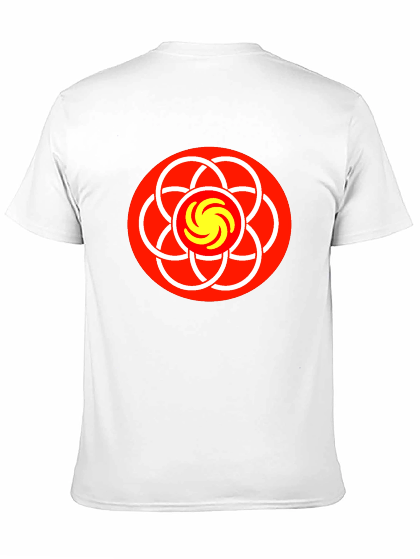 Black Abstract Graphic Tee - Geometric Design view 11