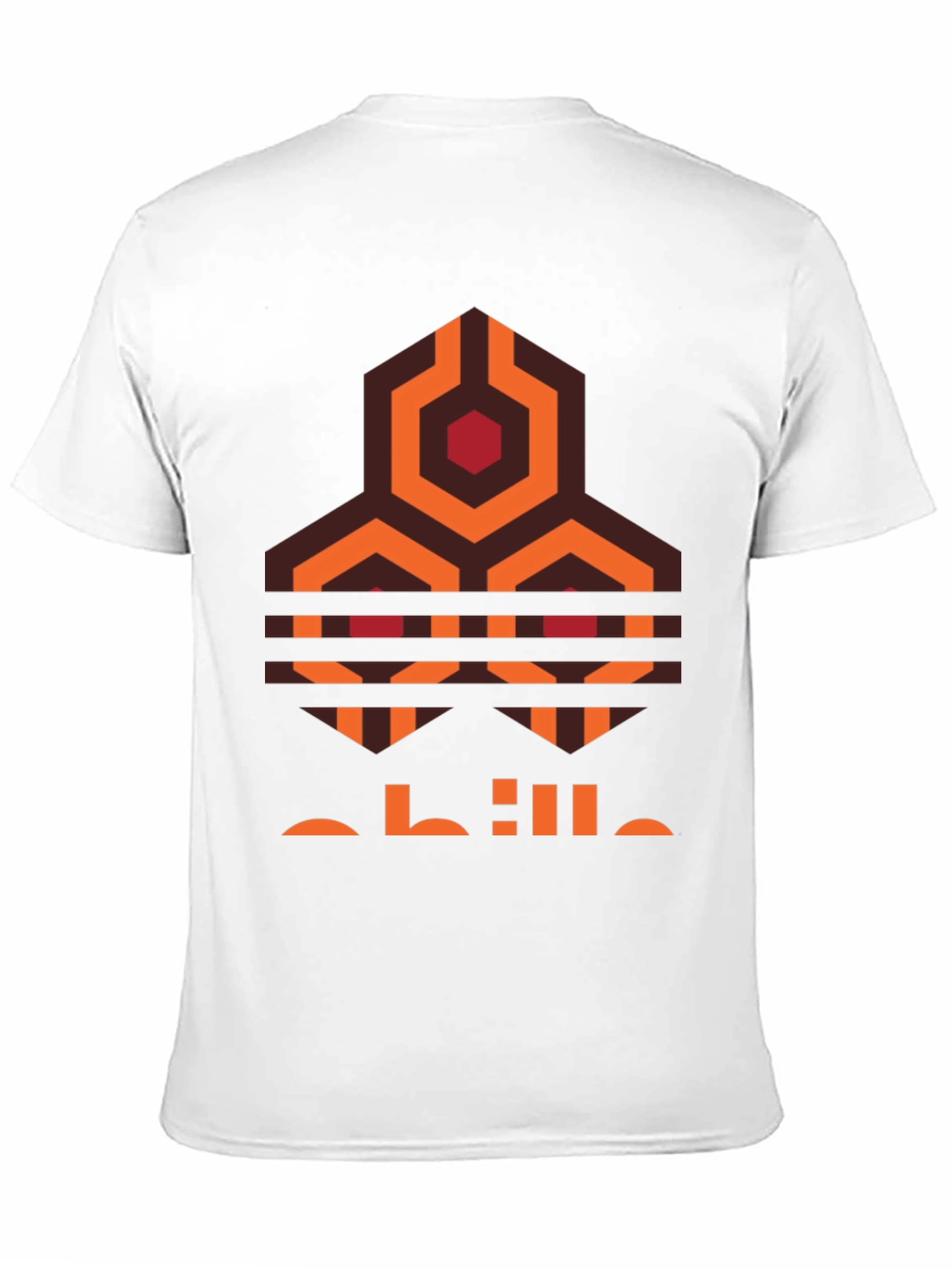 Black The Shining Carpet Pattern Graphic T-Shirt view 11