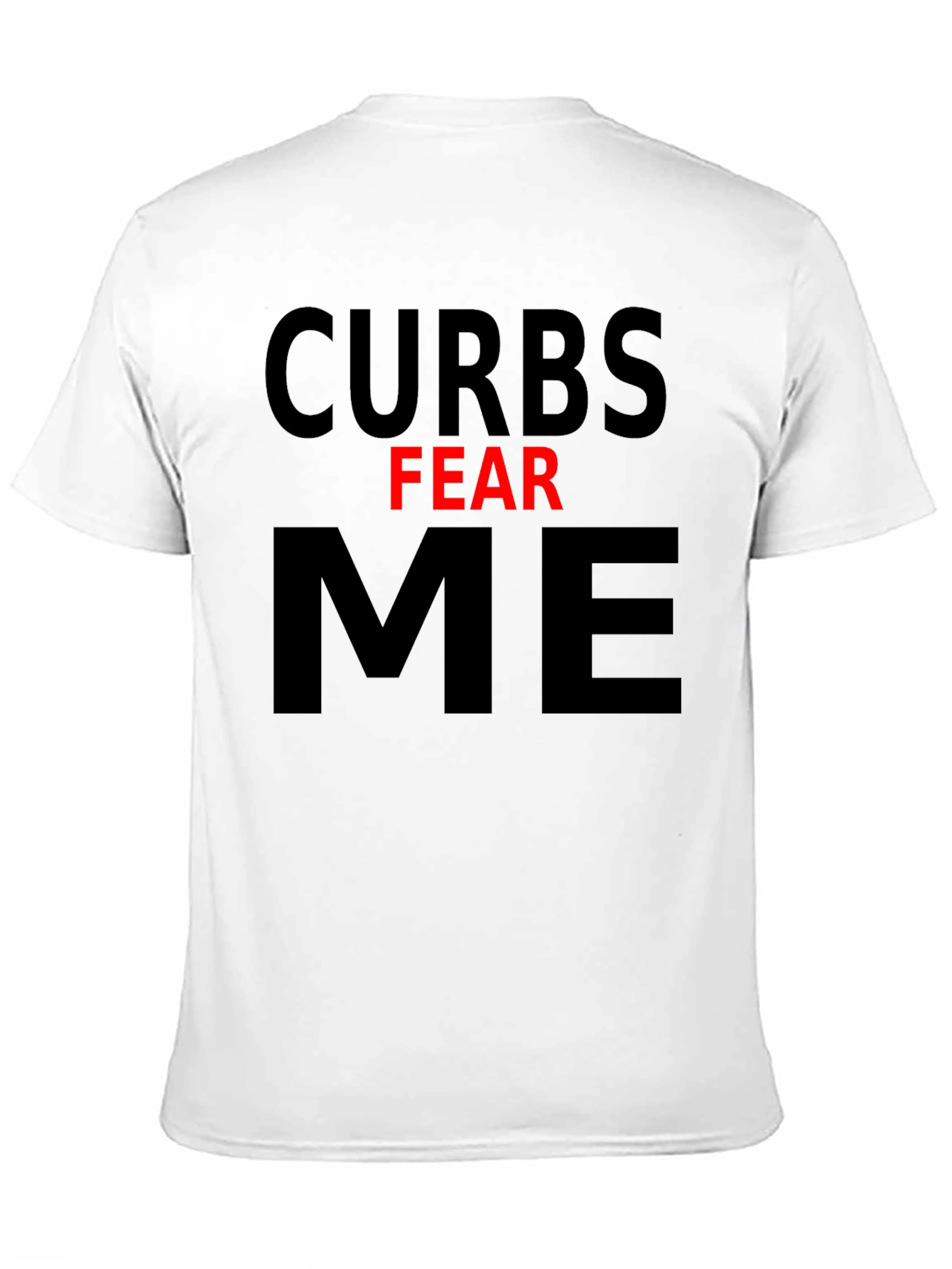 Black Curbs Fear Me Graphic Tee - Black Cotton T-Shirt view 11