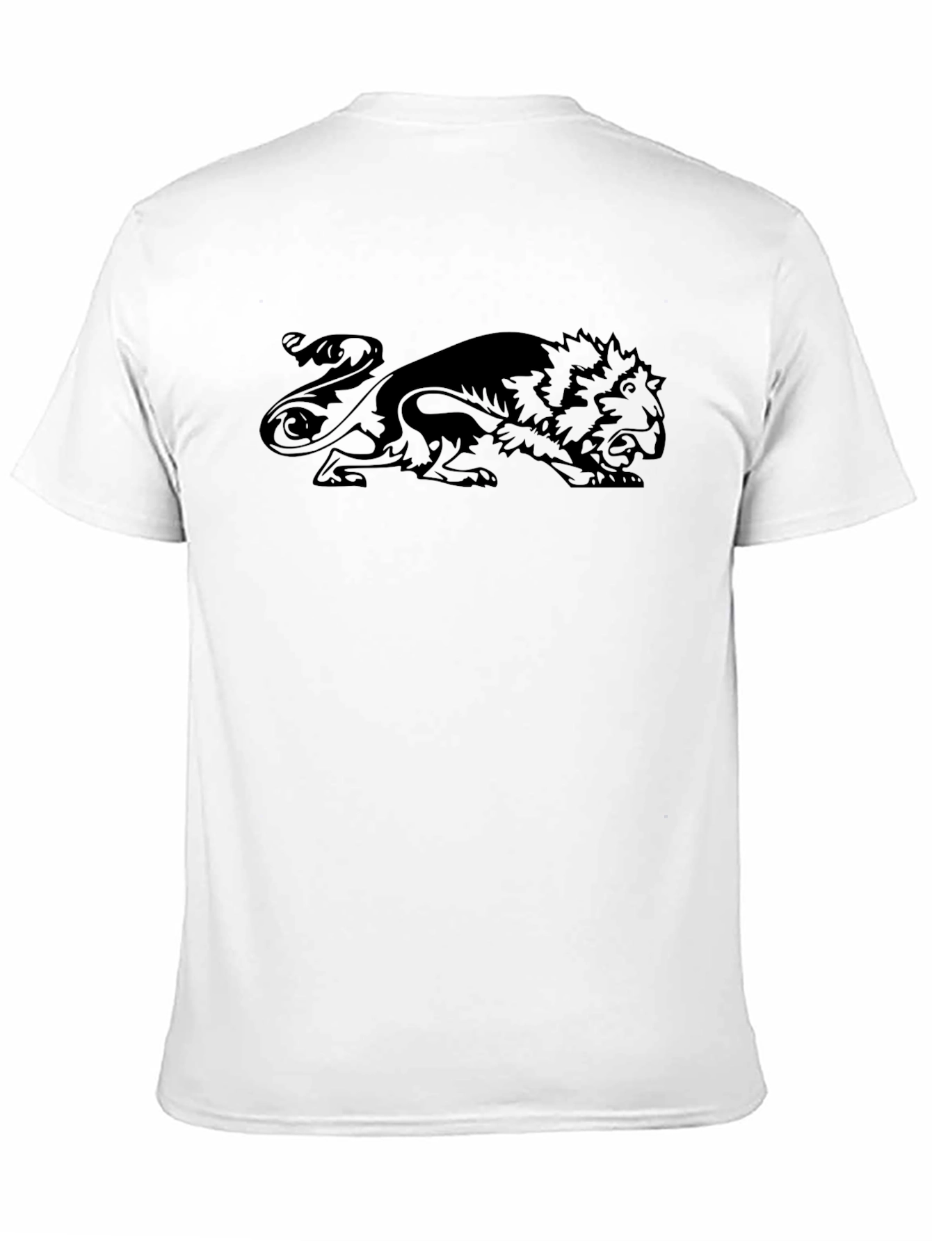 Black Roaring Lion Graphic Tee - Classic Black view 11