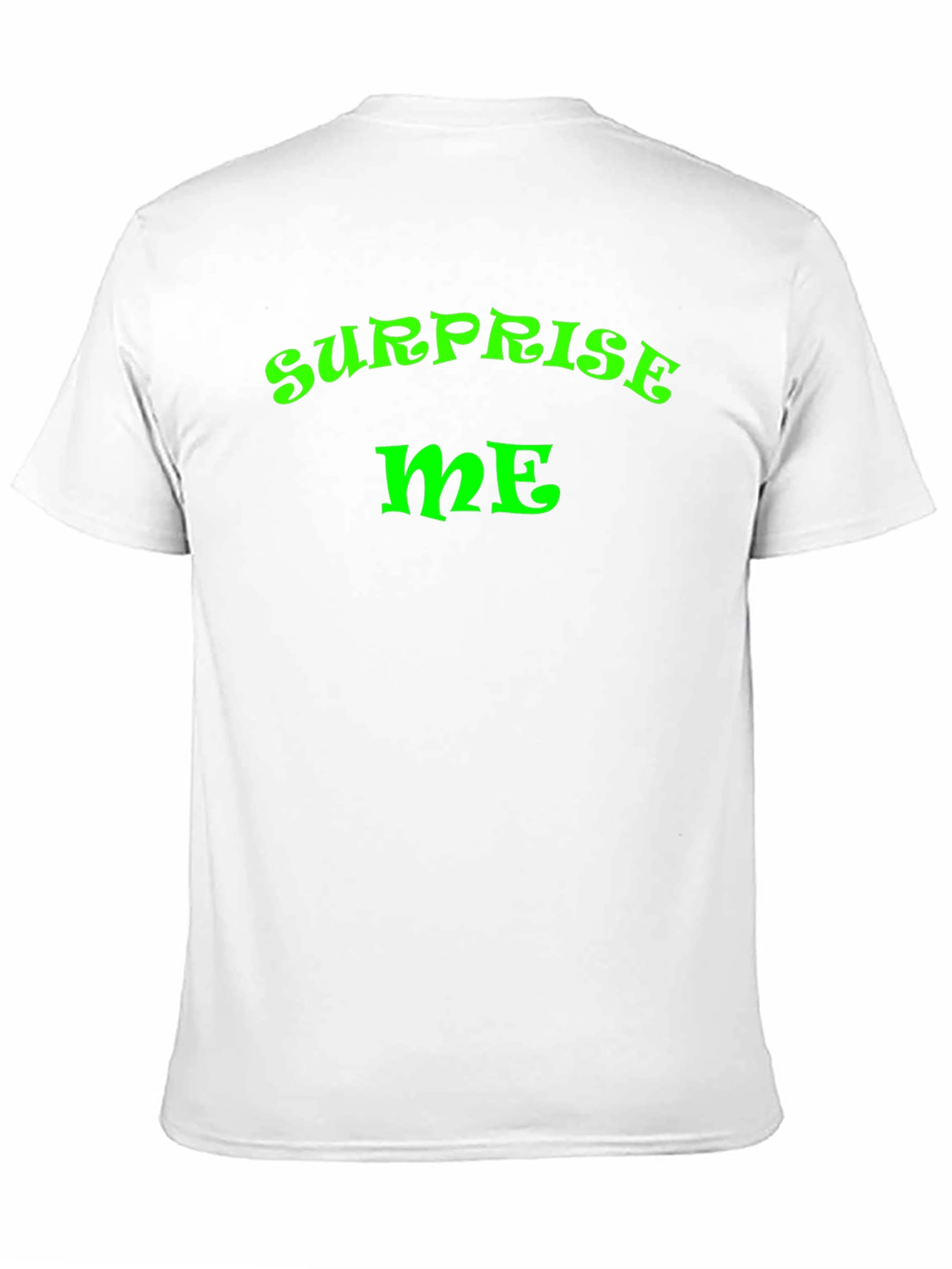 Black Surprise Me Graphic T-Shirt - Fun Casual Wear view 11