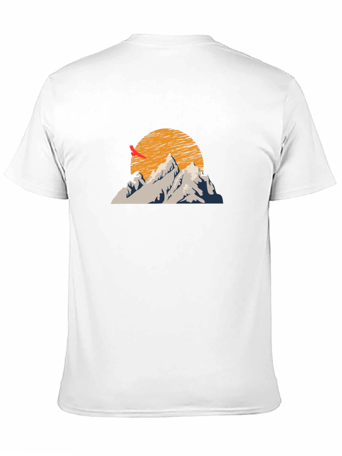 Black Mountain Sunset Graphic Tee - Stylish Black T-Shirt view 11
