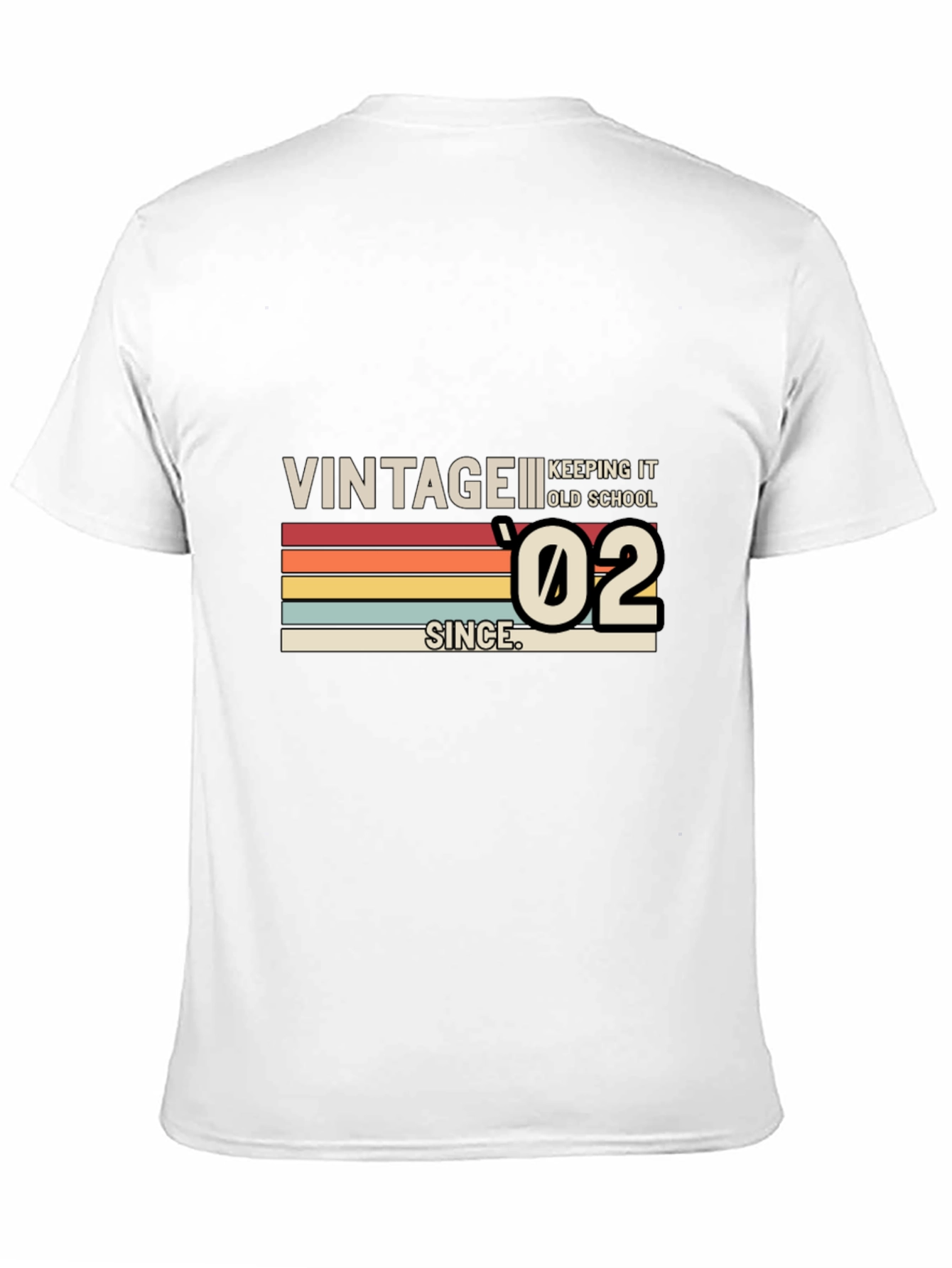 Black Vintage Style '02 Graphic T-Shirt view 11