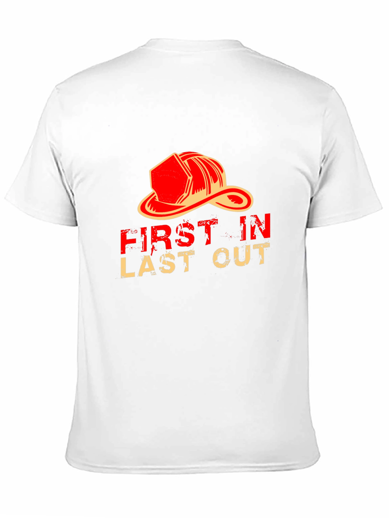 Black Firefighter Graphic T-Shirt - First In Last Out view 11