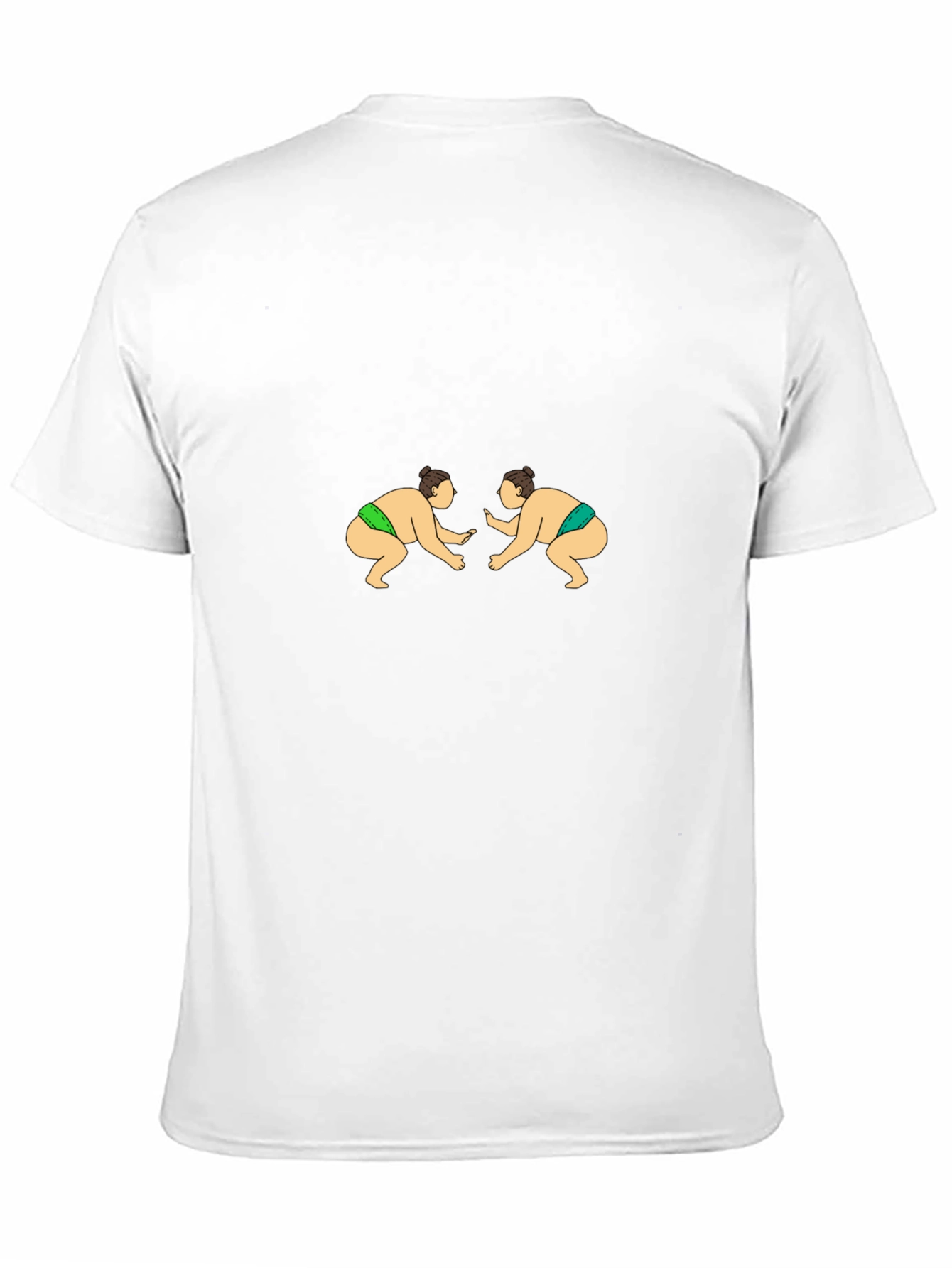 Black Sumo Wrestlers Black T-Shirt view 11