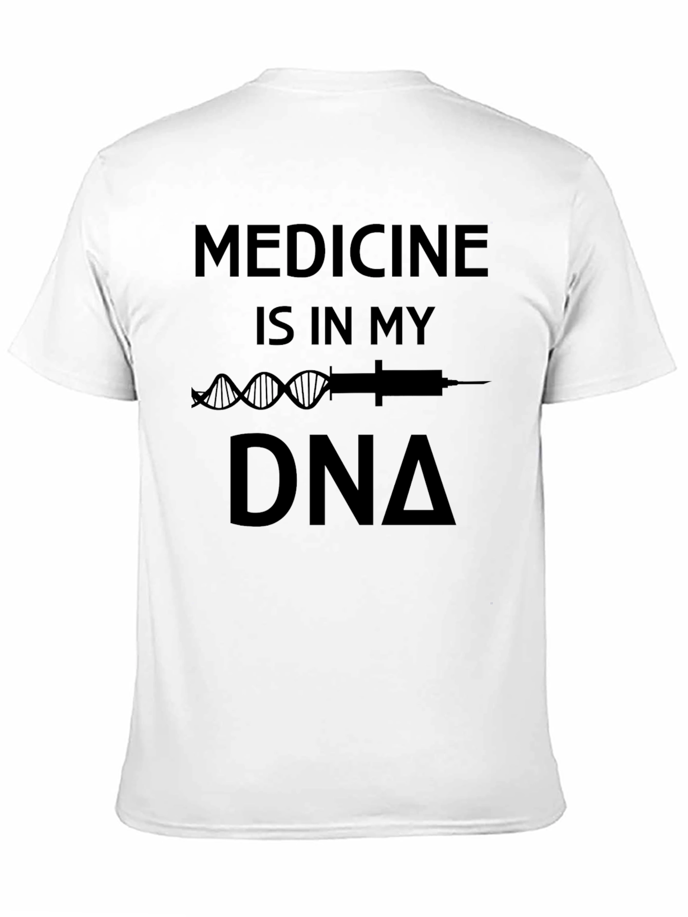 Black Medicine is in My DNA Black T-Shirt view 11