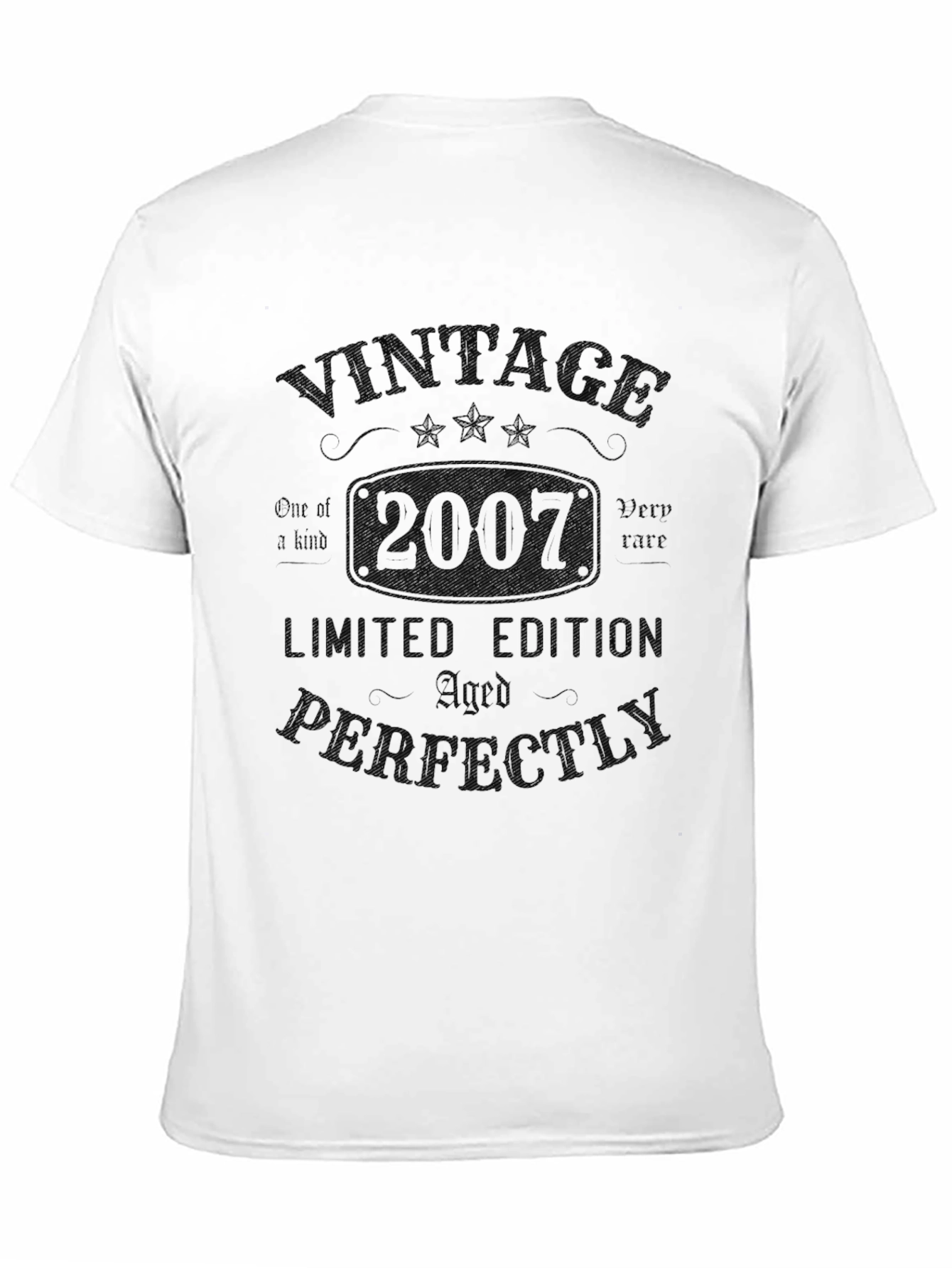 Black Vintage 2007 Limited Edition Aged Perfectly T-Shirt view 11