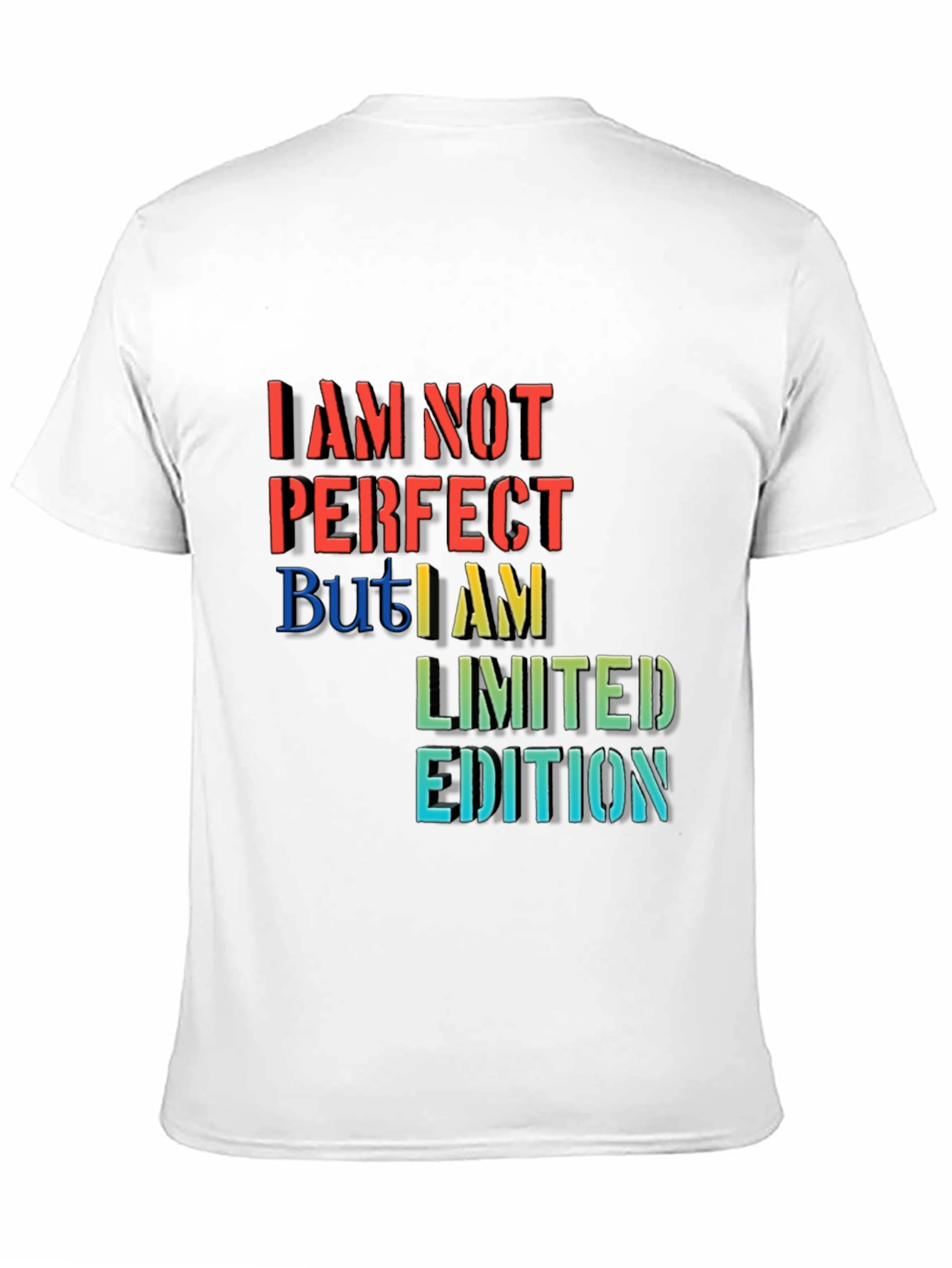 Black Limited Edition Graphic Tee - I AM NOT PERFECT view 11