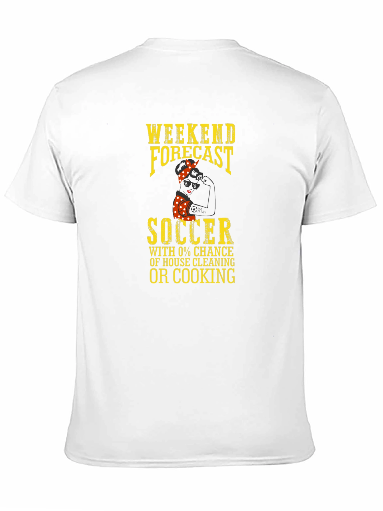 Black Weekend Forecast Soccer T-Shirt - No Cooking! view 11