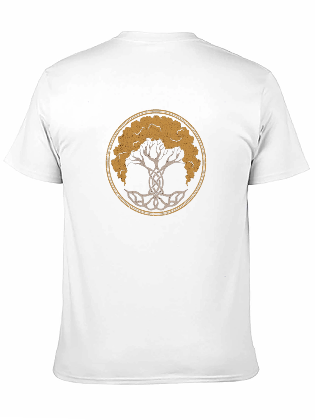 Black Celtic Tree of Life Black Graphic Tee view 11