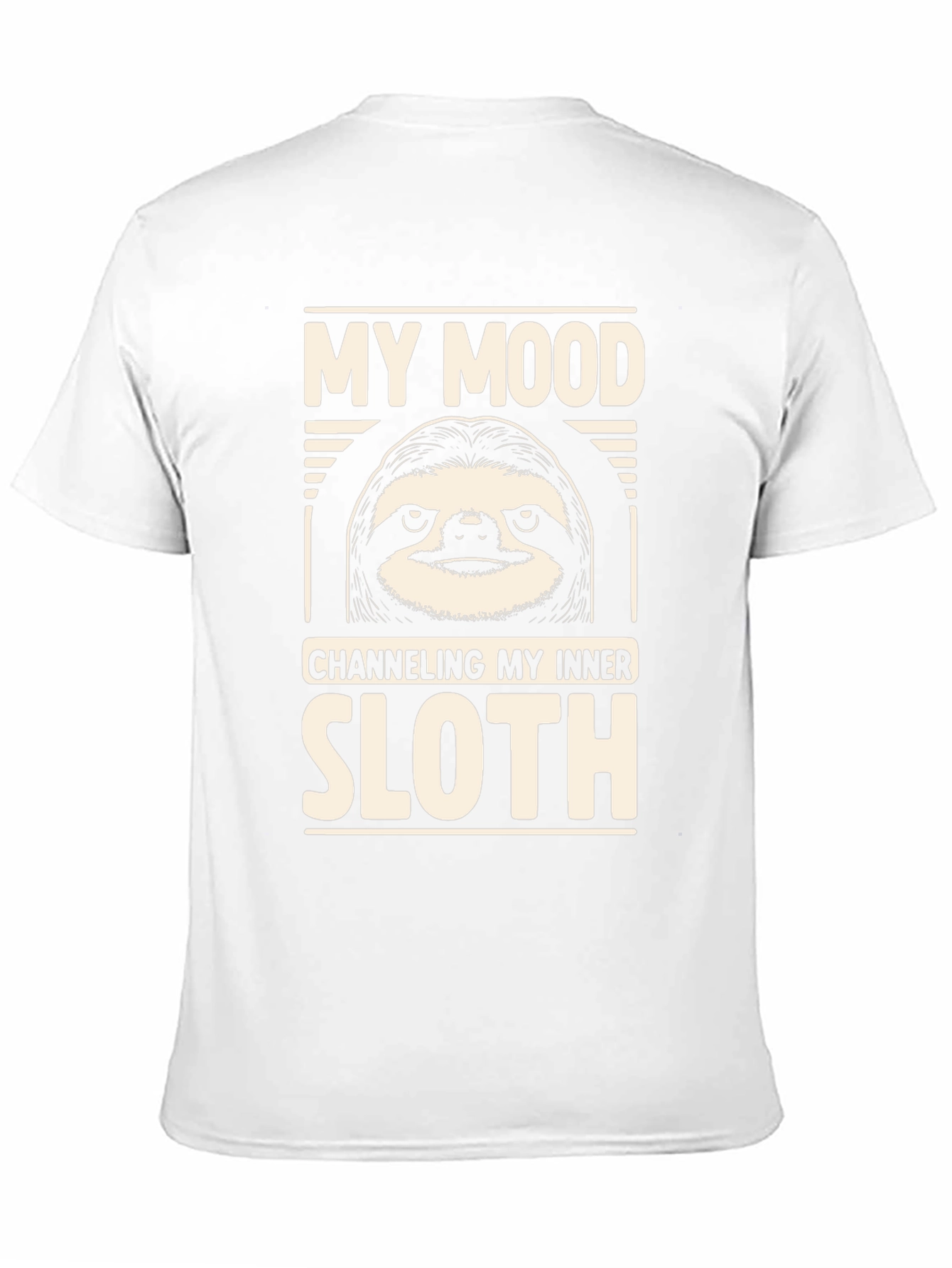Black My Mood Sloth Graphic T-Shirt - Relaxed Style view 11