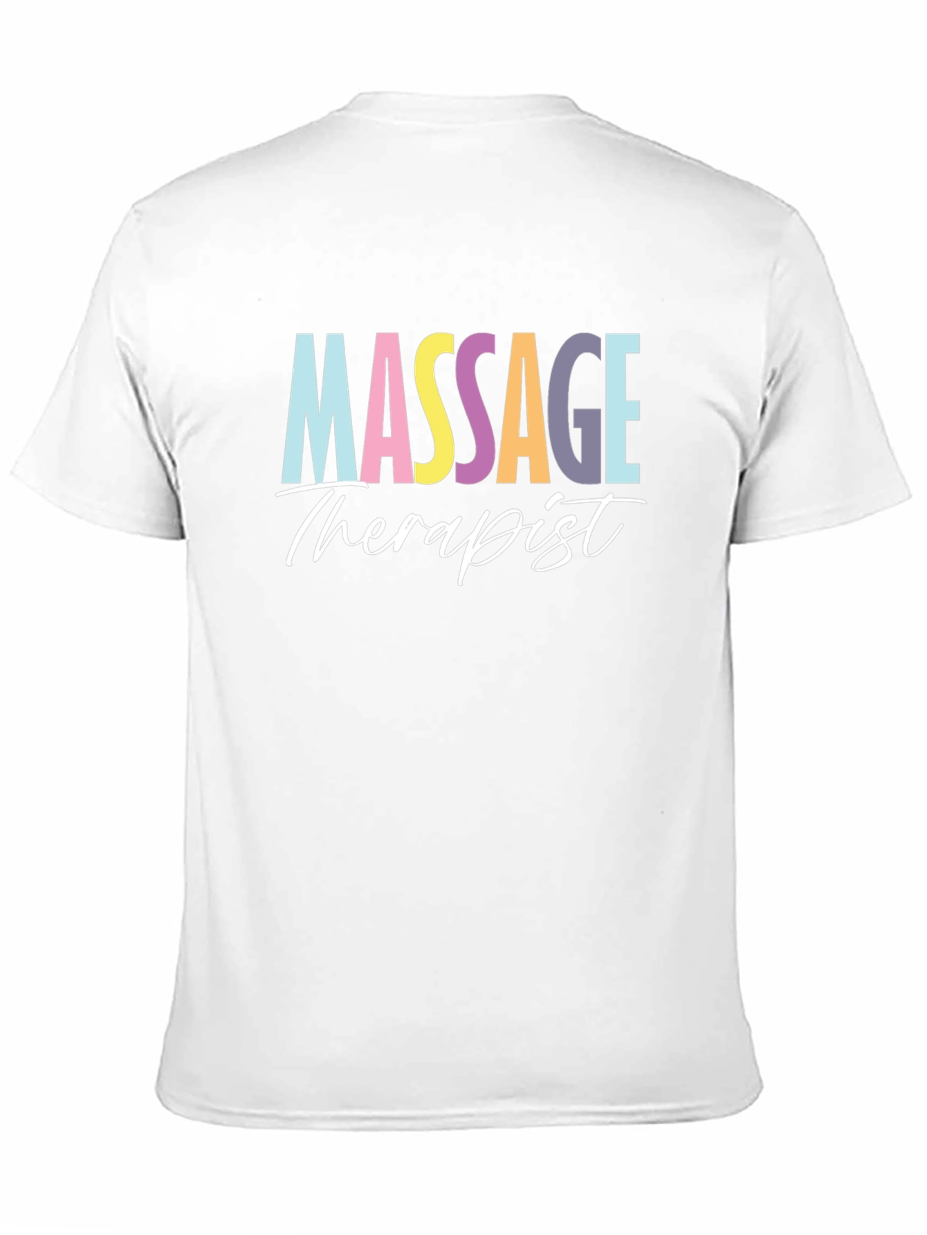 Black Massage Therapist T-Shirt - Soft Cotton Tee view 11