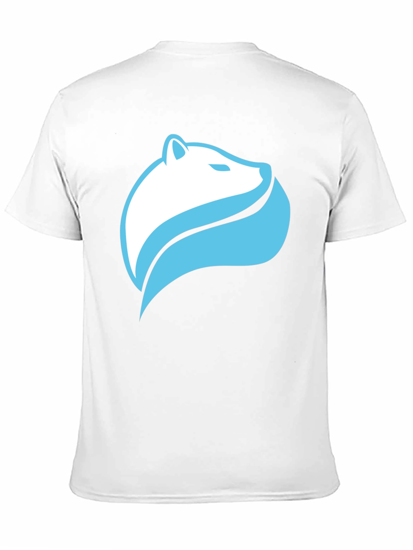 Black Cool Graphic Tee - Stylized Polar Bear Design view 11