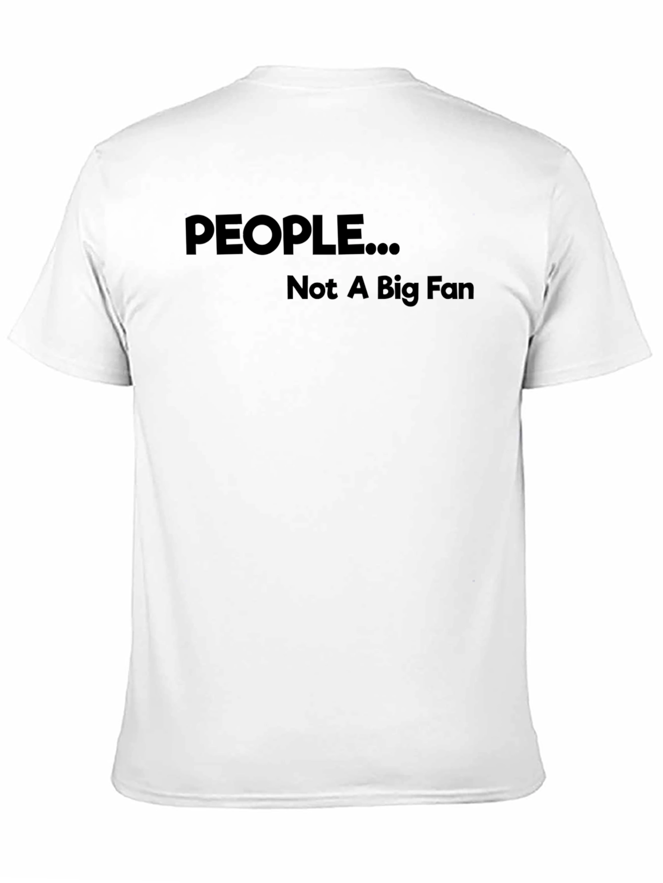 Black People... Not a Big Fan Graphic T-Shirt view 11