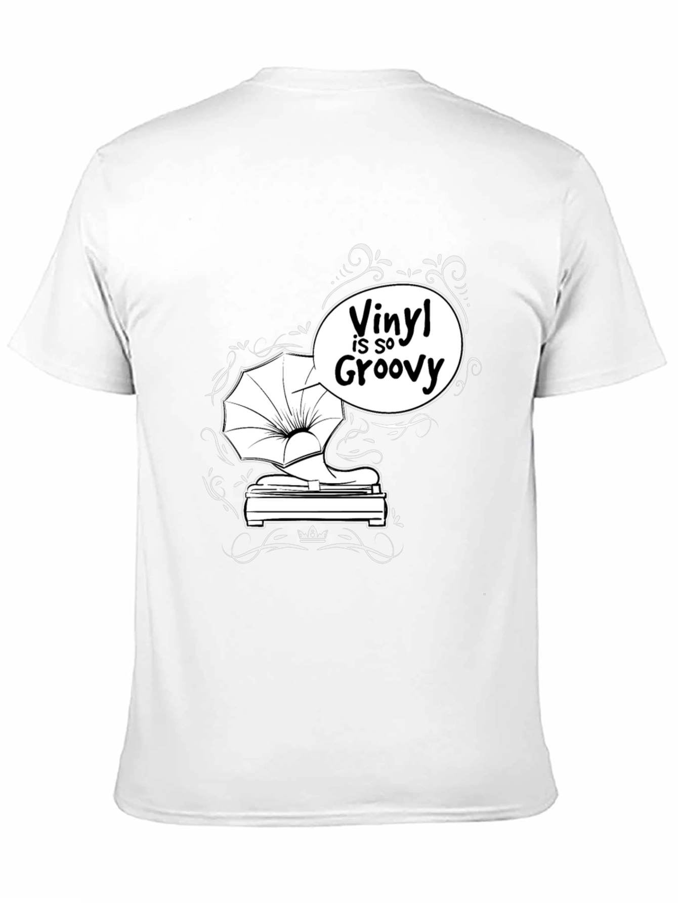 Black Vinyl is so Groovy T-Shirt - Retro Music Tee view 11