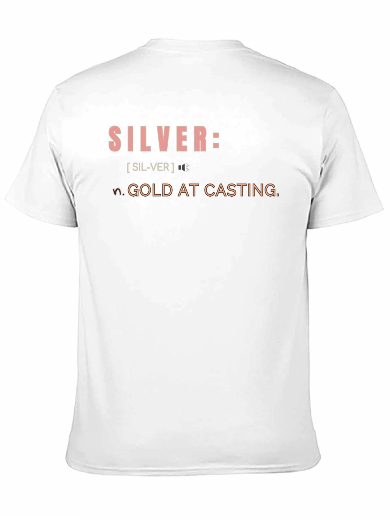 Black Silver Definition Graphic T-Shirt view 11