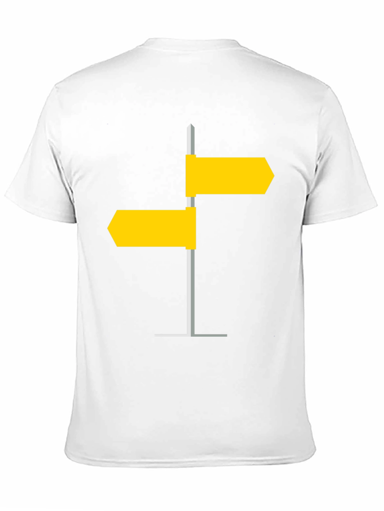 Black Directional Sign Post Graphic Tee - Modern Style view 11