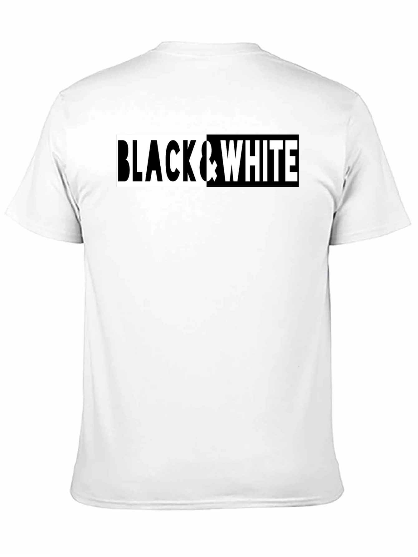 Black Black & White Graphic Tee view 11
