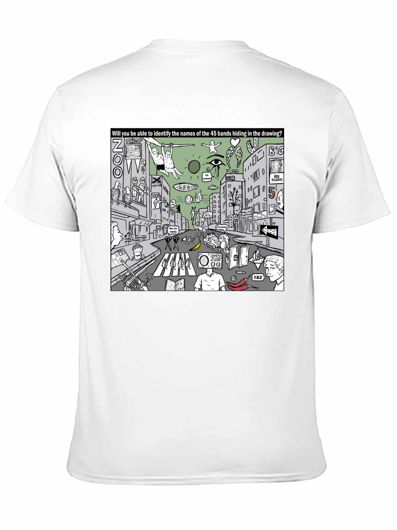 Black Band Puzzle T-Shirt view 11