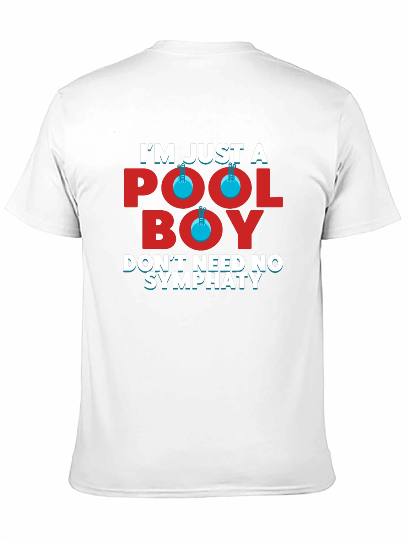 Black Pool Boy Graphic Tee - Don't Need No Sympathy view 11