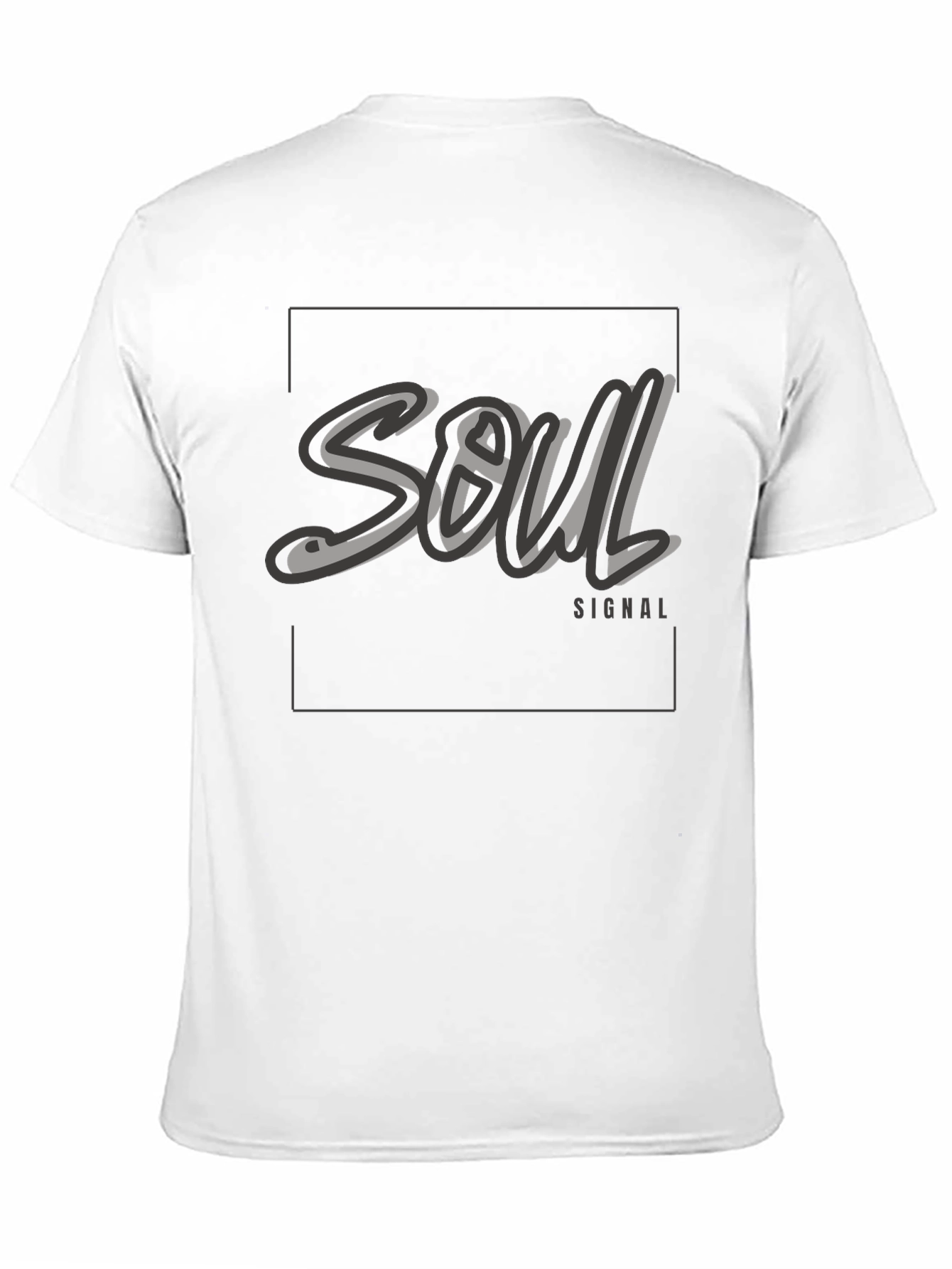 Black Soul Signal Graphic Print T-Shirt view 11