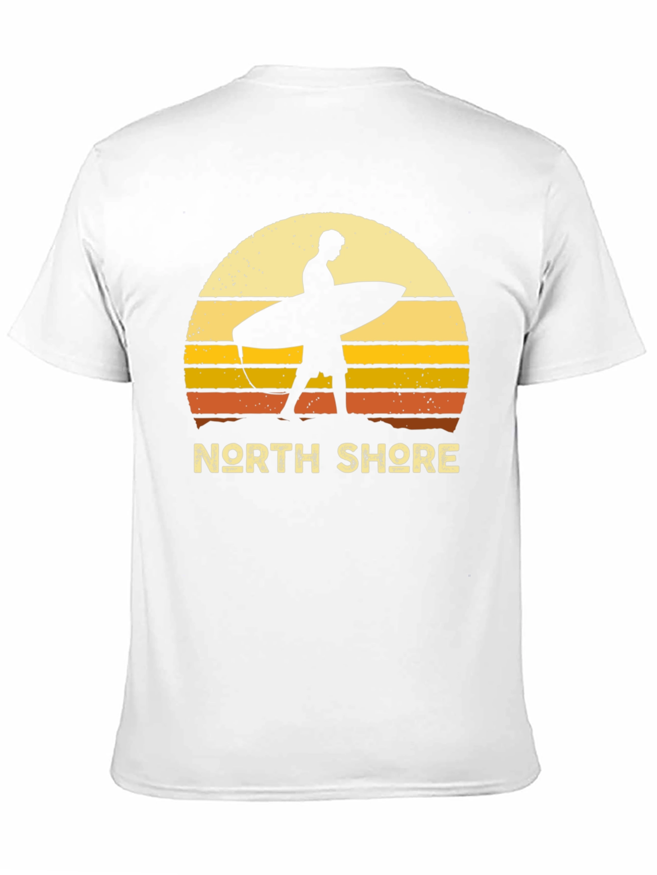 Black North Shore Surfer Sunset Graphic Tee - Black view 11