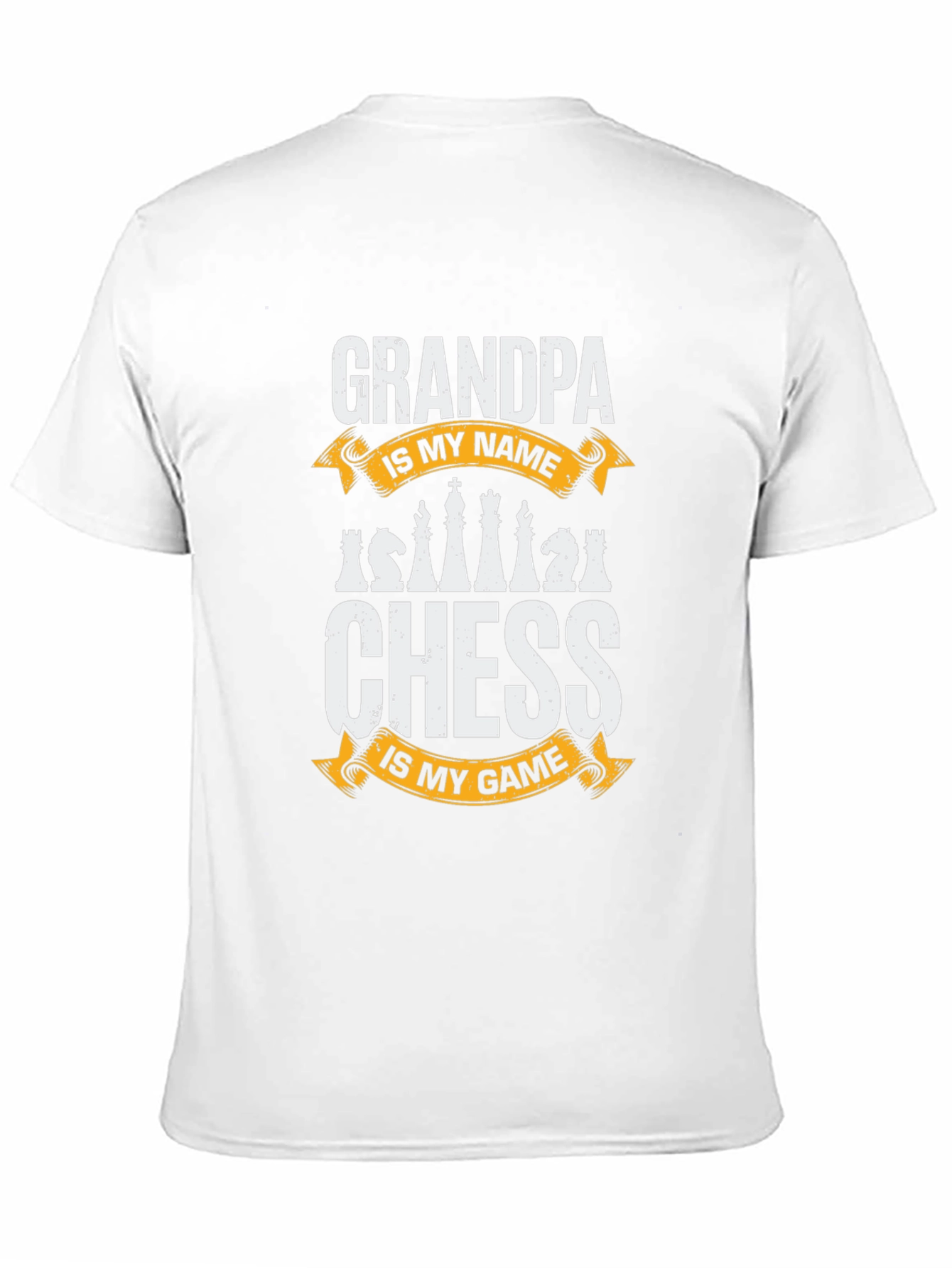 Black Grandpa Chess T-Shirt: Is My Name Is My Game view 11