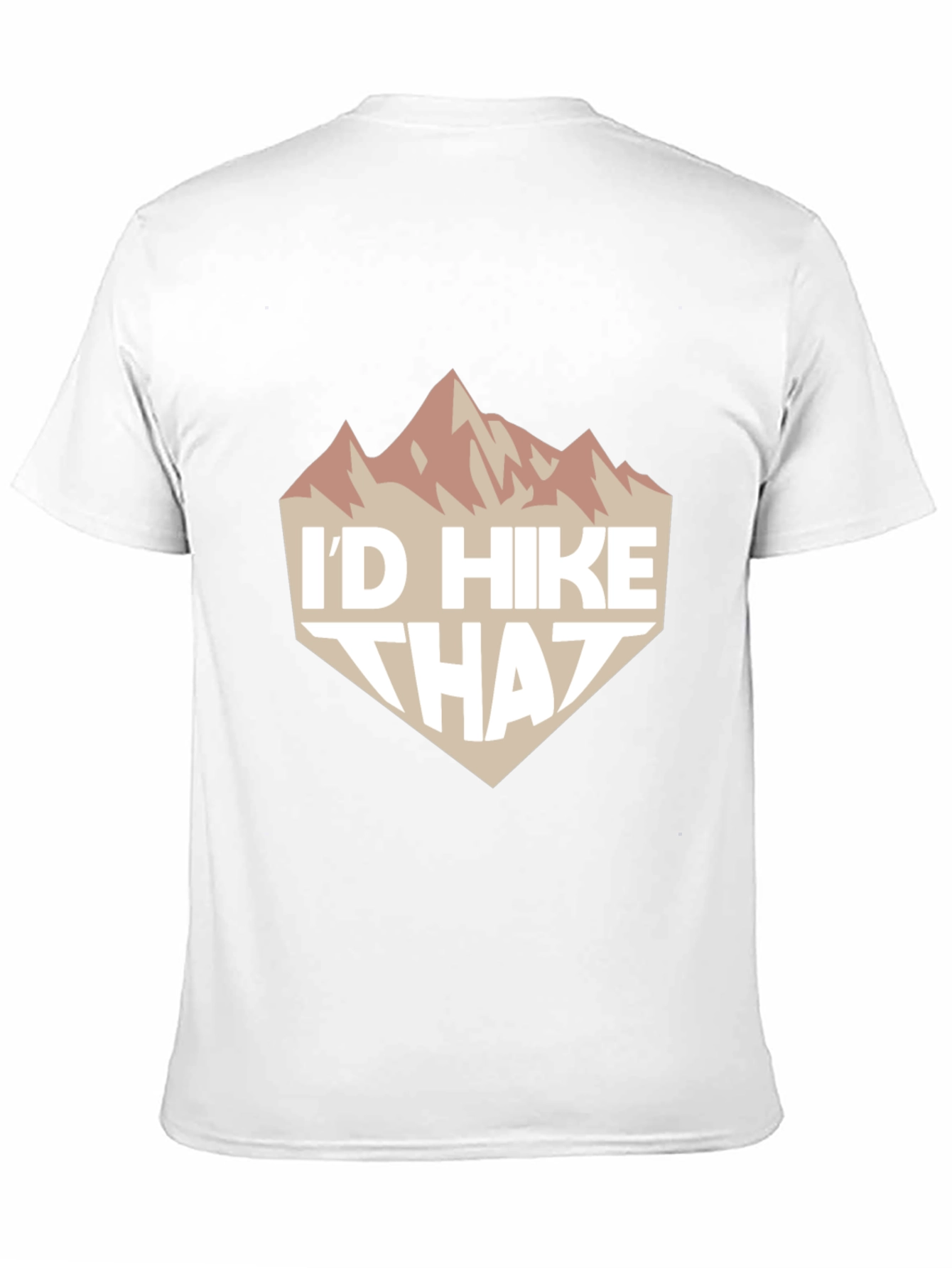 Black I'd Hike That Graphic Tee - Black Casual T-Shirt view 11