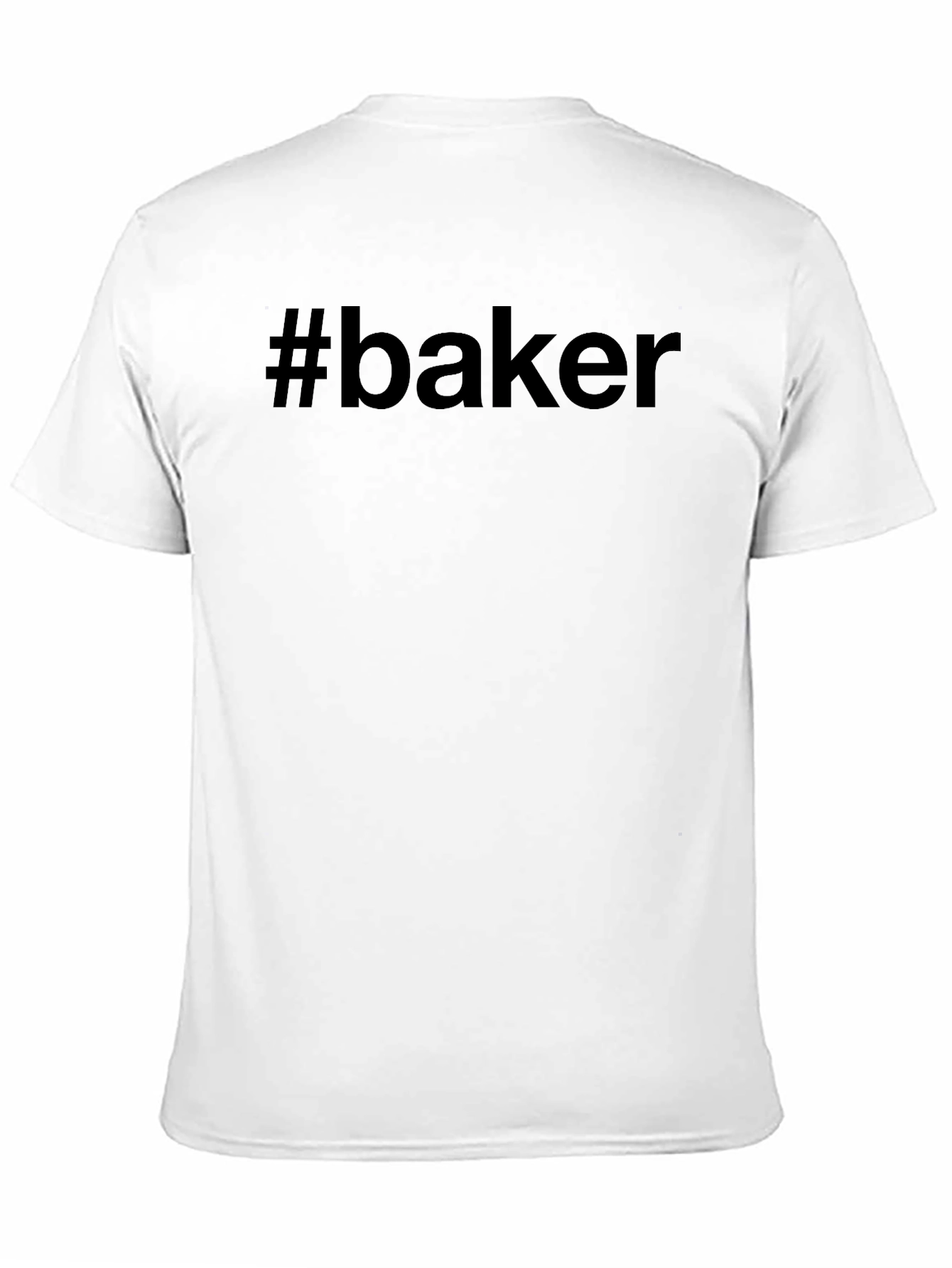 Black #baker Black T-Shirt - Baking Enthusiast Tee view 11