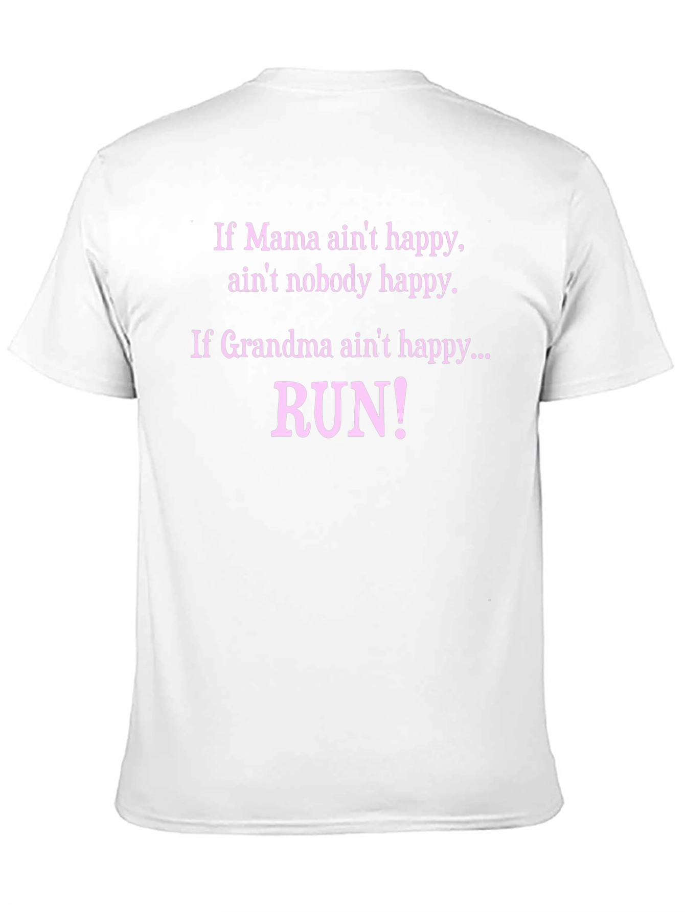 Black Mama & Grandma Funny T-Shirt - Run! view 11