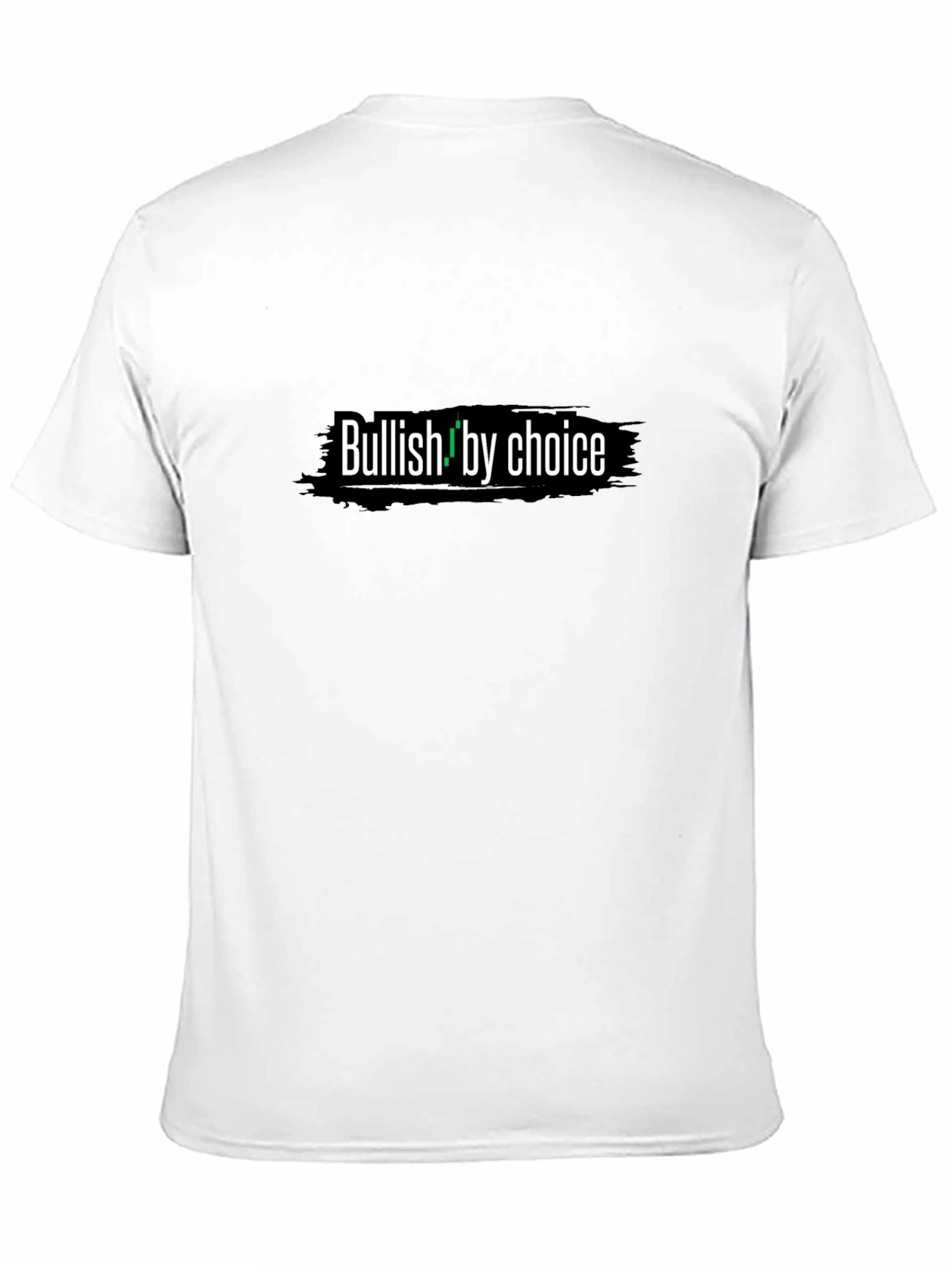 Black Bullish By Choice Graphic Tee - Stock Market Trader T-Shirt view 11