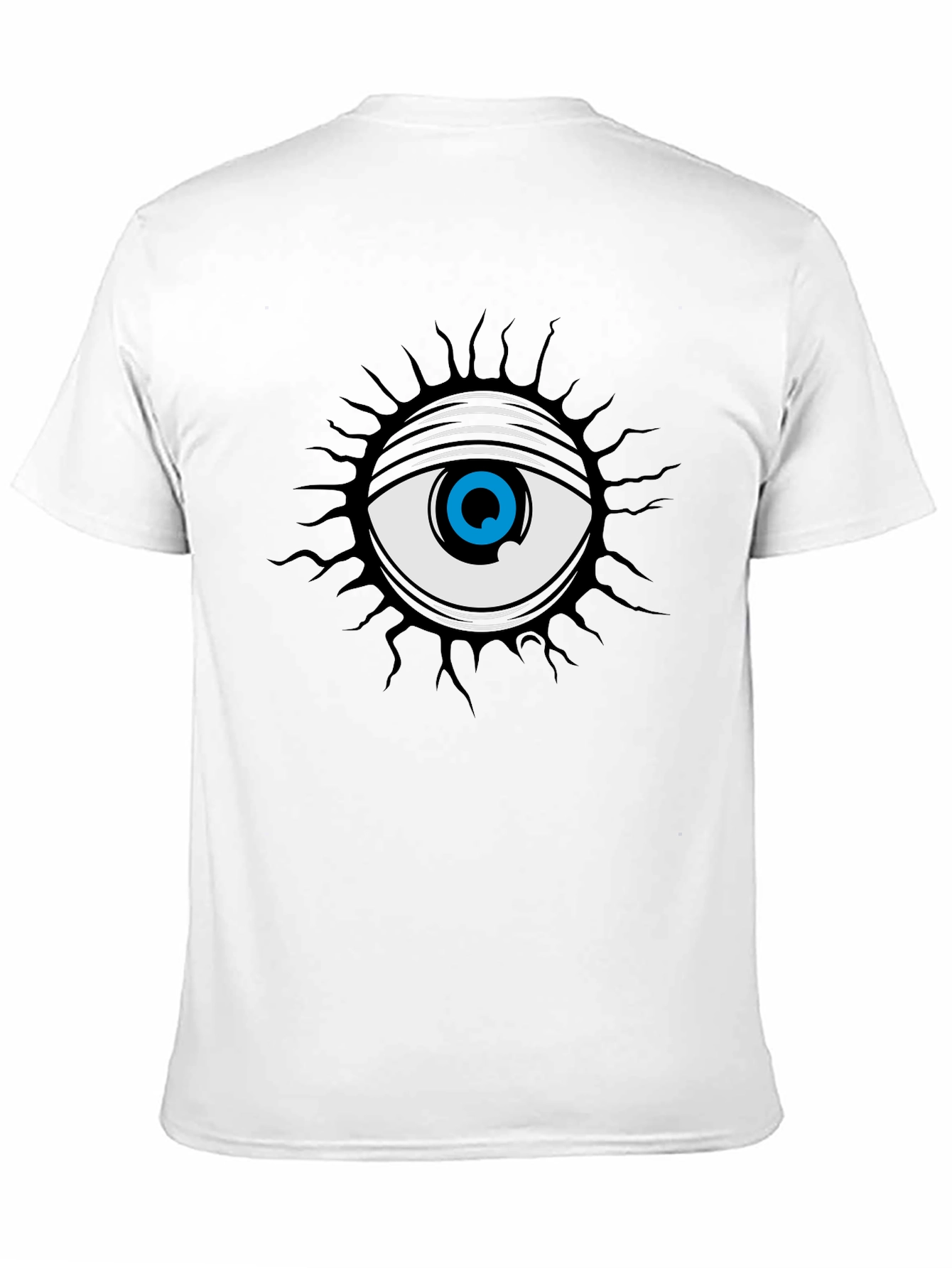 Black All Seeing Eye Graphic Tee - Black view 11
