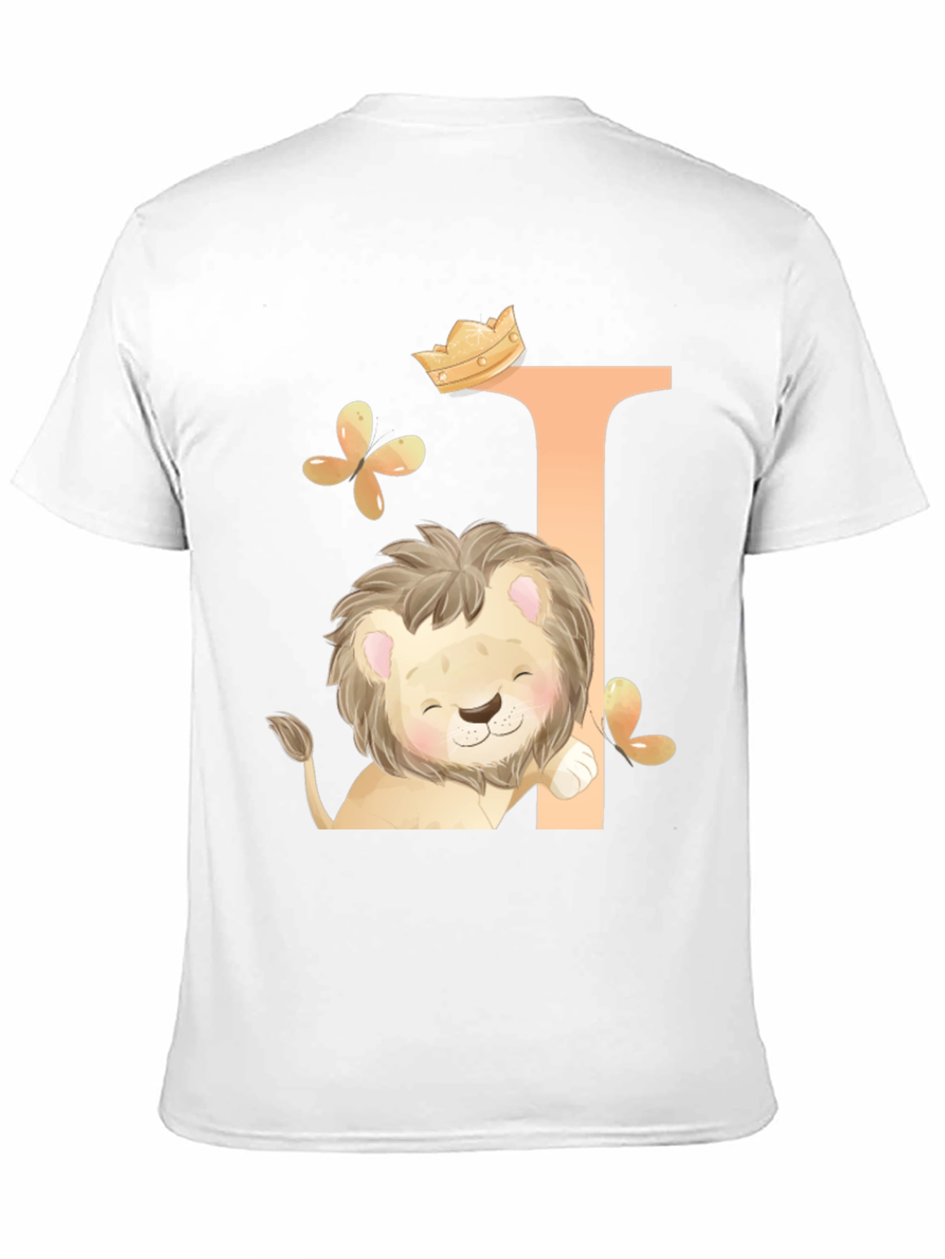 Black Cute Lion King Black T-Shirt view 11