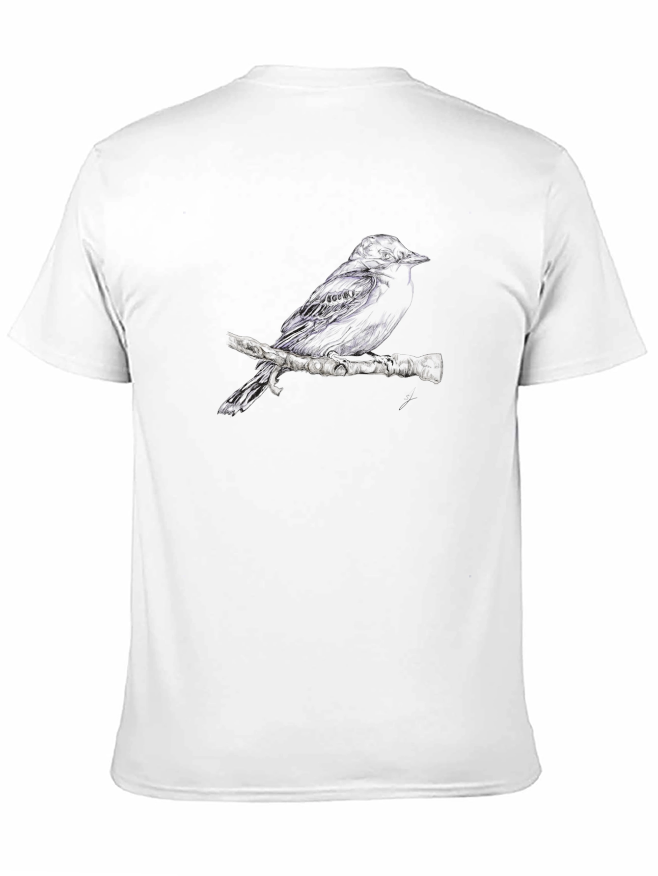 Black Raven Graphic Black T-Shirt view 11