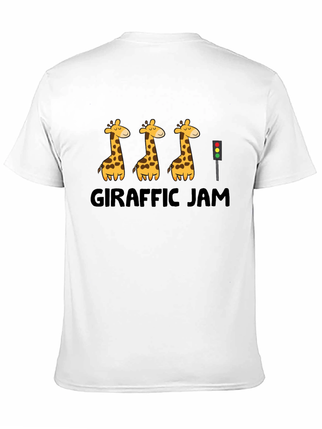 Black Giraff Traffic Jam Black T-Shirt view 11