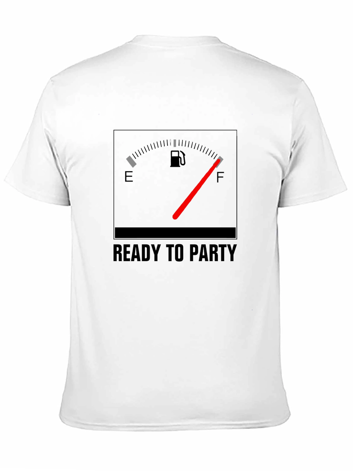 Black Ready to Party Full Tank T-Shirt view 11