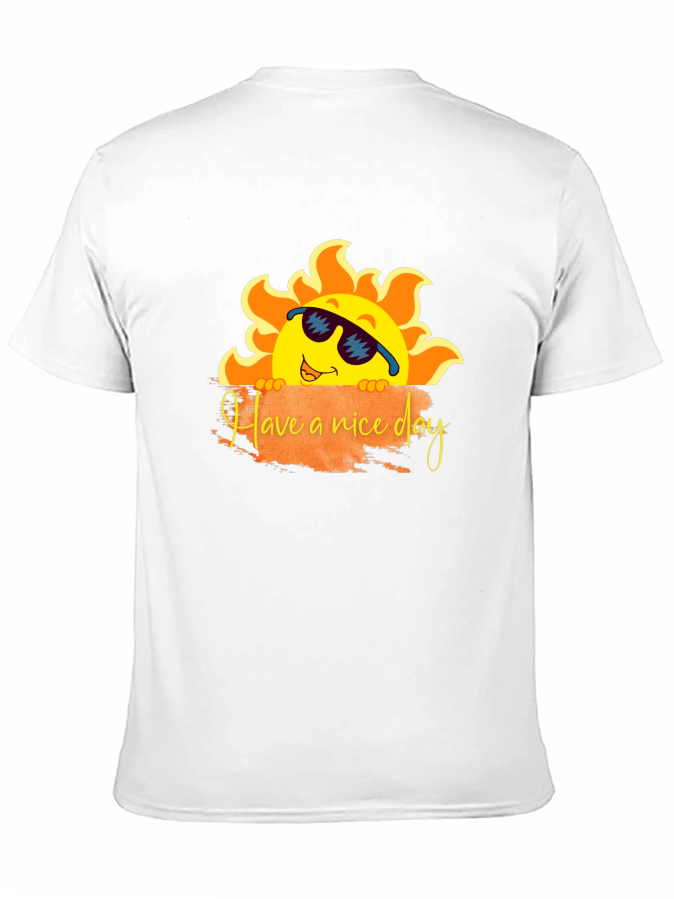 Black Have a Nice Day Sun Graphic Tee view 11