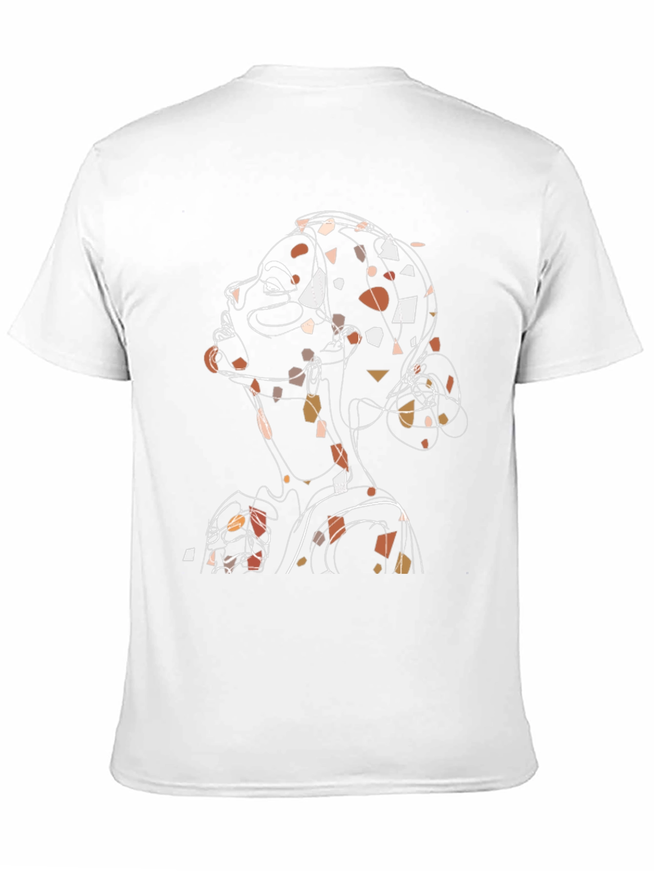 Abstract Woman Graphic Tee - Unique Art Print - 11