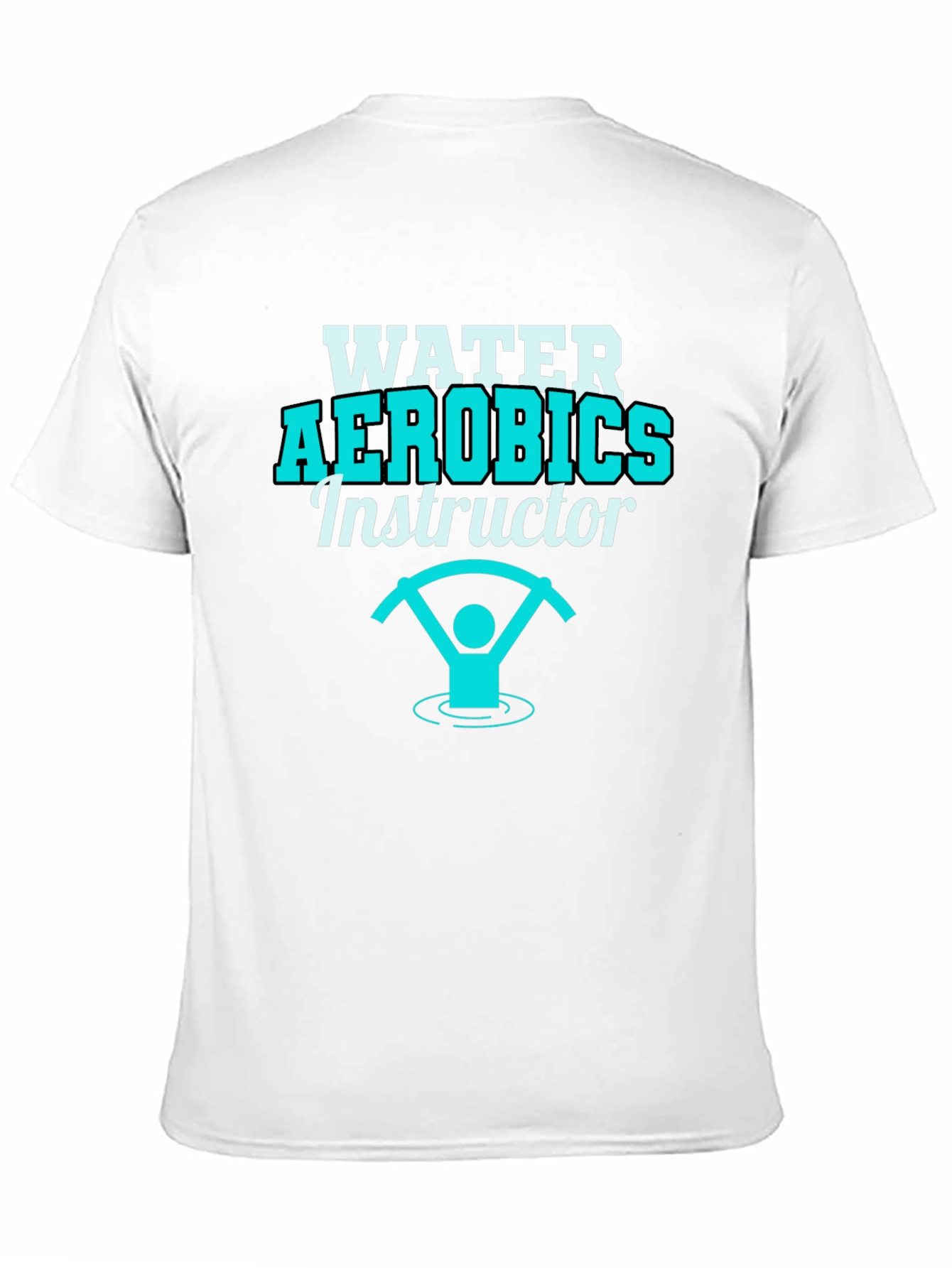 Water Aerobics Instructor Graphic T-Shirt - 11