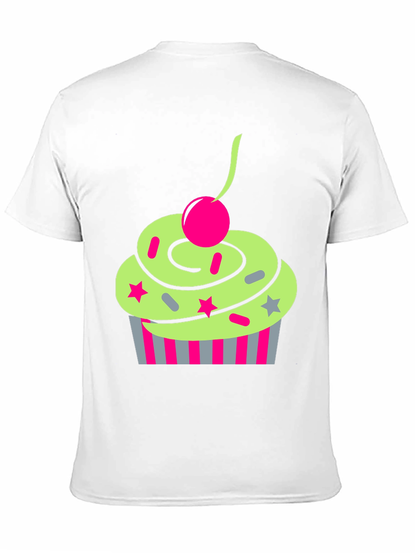 Black Funky Cupcake Graphic Tee - Quirky Style view 11