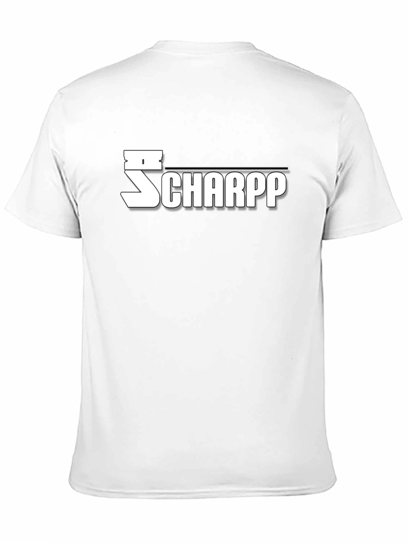 Black SCHAPP Graphic T-Shirt - Bold Design, Casual Wear view 11
