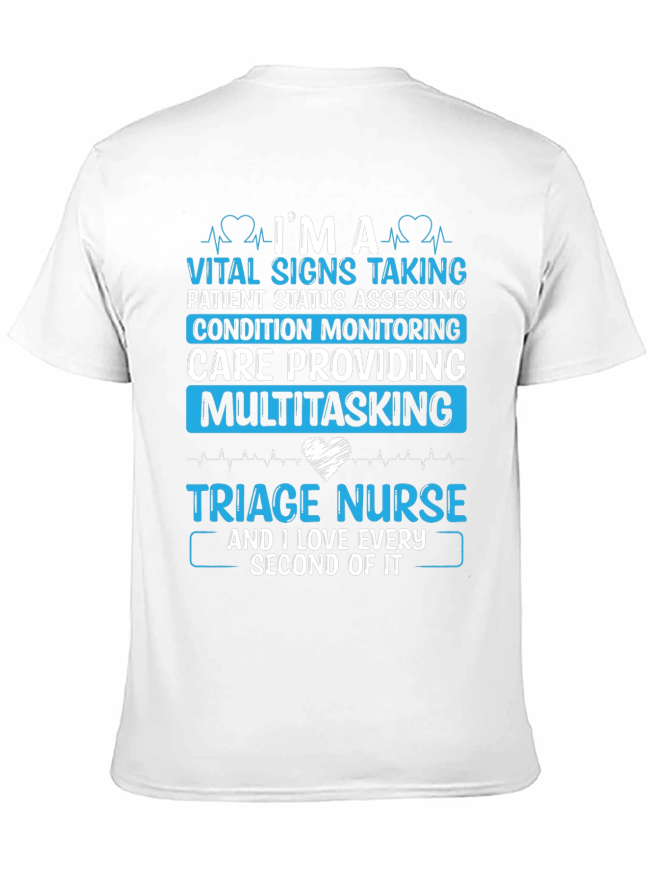 Black Triage Nurse Graphic T-Shirt view 11