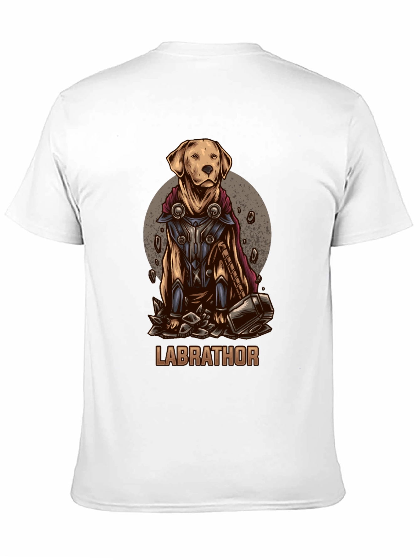 Black Labrathor Dog Graphic T-Shirt - Funny Pet Lover Tee view 11