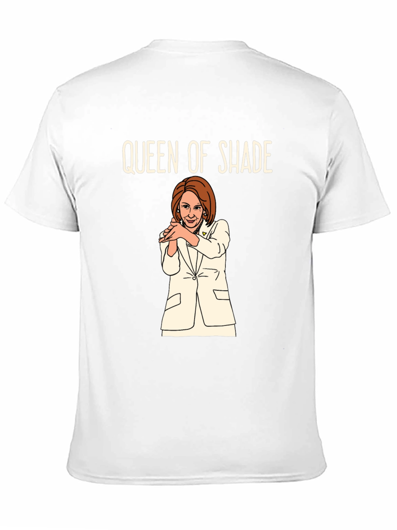 Black Queen of Shade Graphic Tee - Unisex Black T-Shirt view 11
