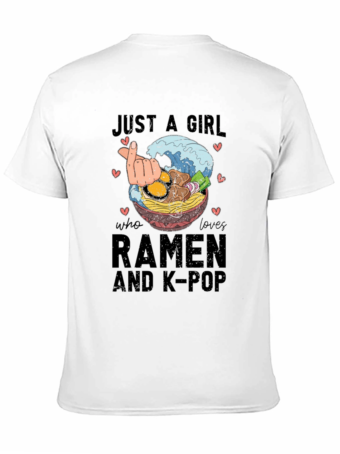 Black Ramen & K-Pop Graphic Tee view 11